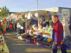 Jac's Domestic's Stall Market Place Shirebrook (c) G. Flemming