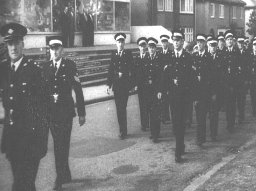 St Jonh's Ambulance on Parade in Skegness 1970s