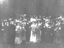 Typical Wedding at the Victoria Hotel 1917