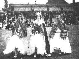  Carnival Queen on Langwith Road Recreation Ground around 1960