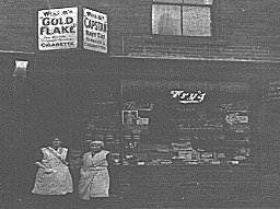 Wright's Confectioners, Station Road, sometime in the 1930s